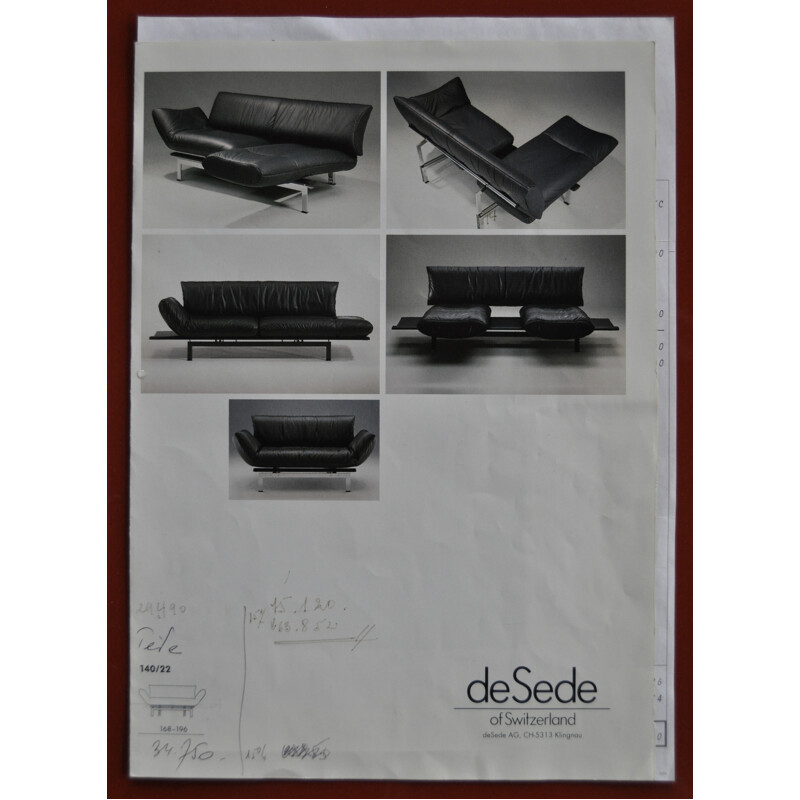 A pair of sofas by De Sede - 1990s
