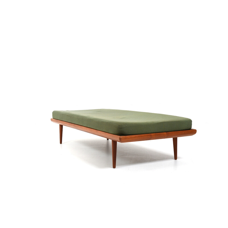 Vintage Minerva daybed de teca por Orla Mølgaard y Peter Hvidt para France and Søn, Dinamarca años 60