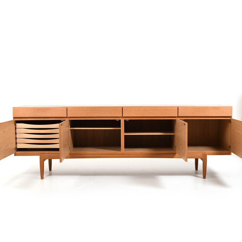 Vintage Fa-66 oakwood sideboard by Ib Kofod-Larsen for Faarup Møbelfabrik, Denmark 1963