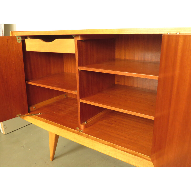 Sideboard in ashwood, Manufacturer Minvielle and Cabanne - 1950s