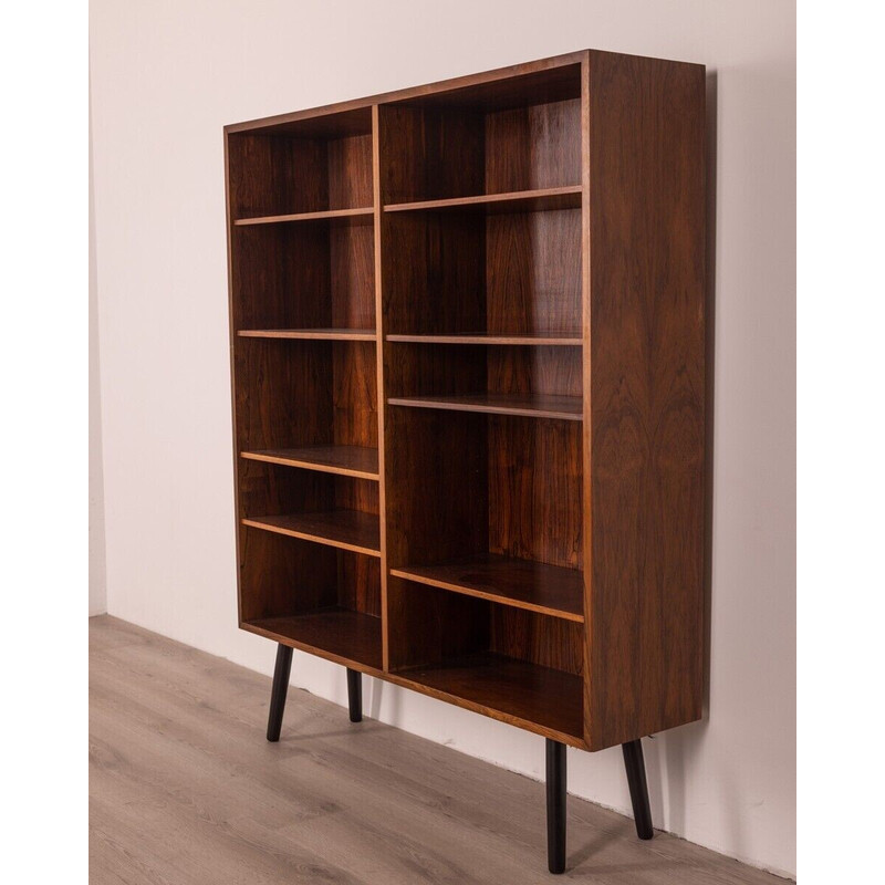 Danish vintage rosewood bookcase by Gunni Omann for Omann Jun Møbelfabrik, 1960s