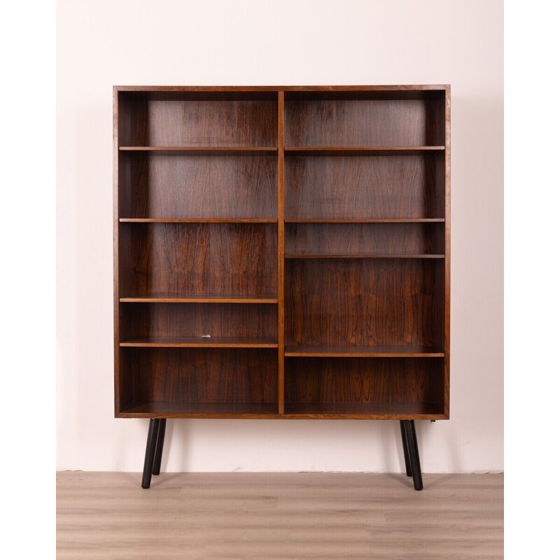 Danish vintage rosewood bookcase by Gunni Omann for Omann Jun Møbelfabrik, 1960s