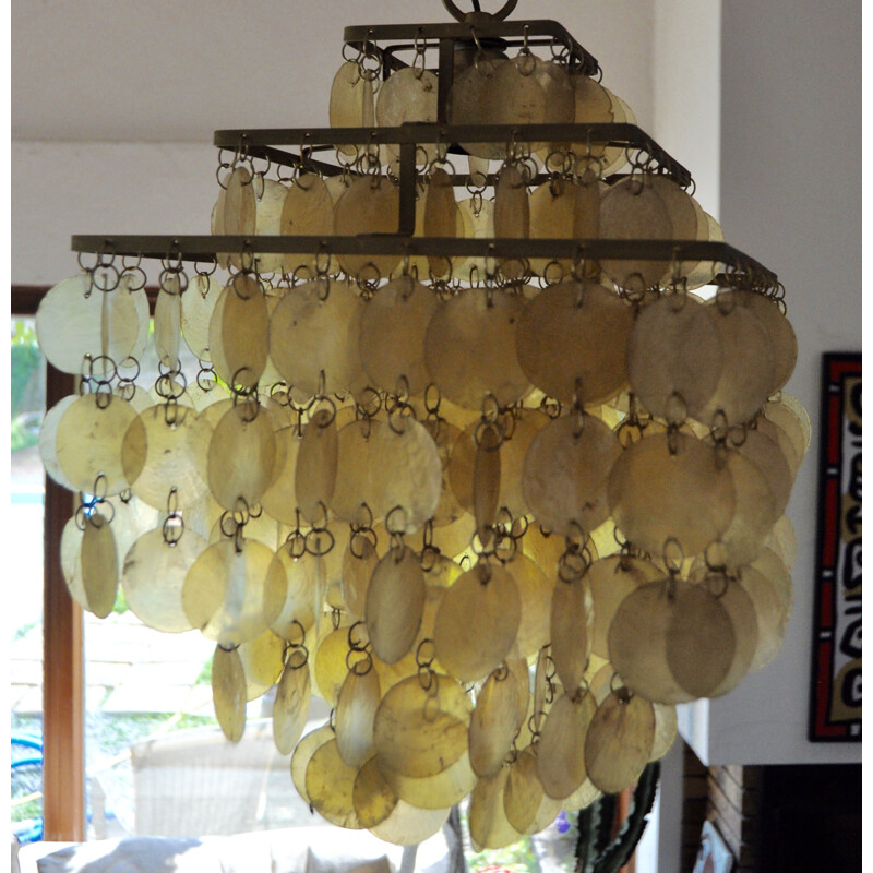 Pair of chandeliers by Verner Panton - 1970s