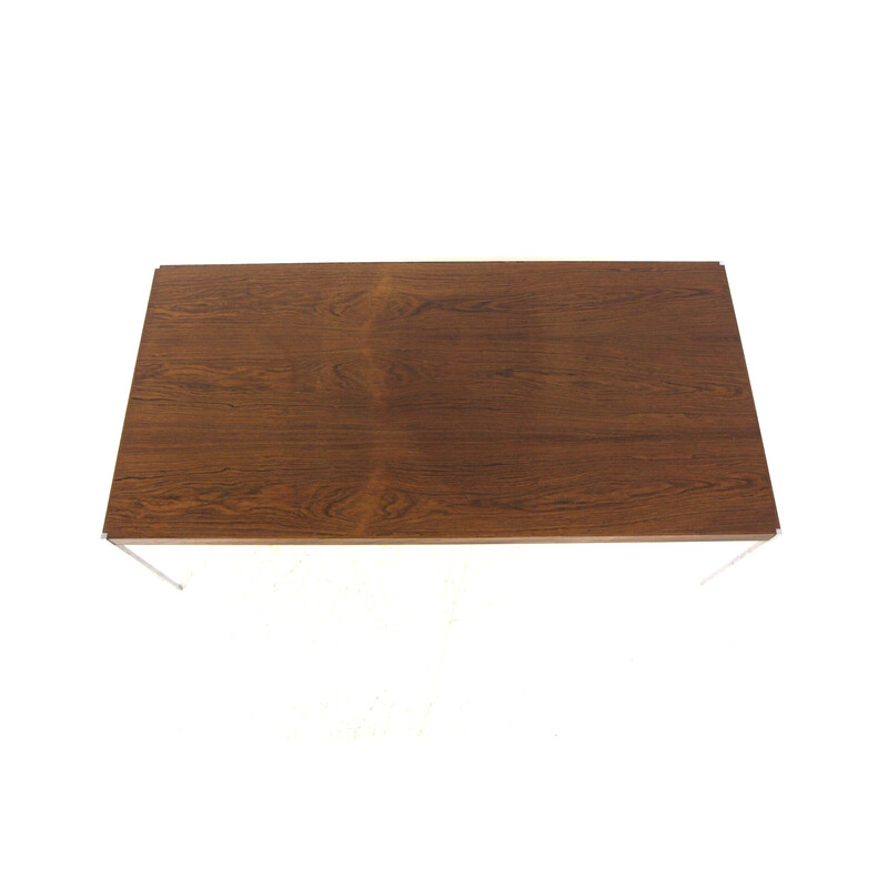 Vintage rosewood coffee table by Uno and Östen Kristiansson for Luxus, Sweden 1960
