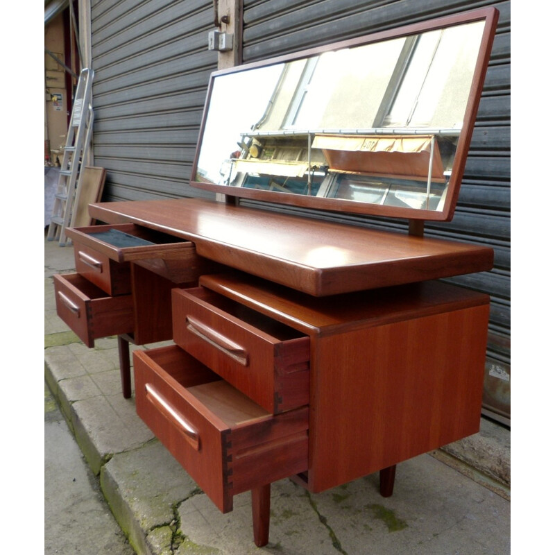 Teak and walnut dressing table, Ib KOFOD-LARSEN - 1962