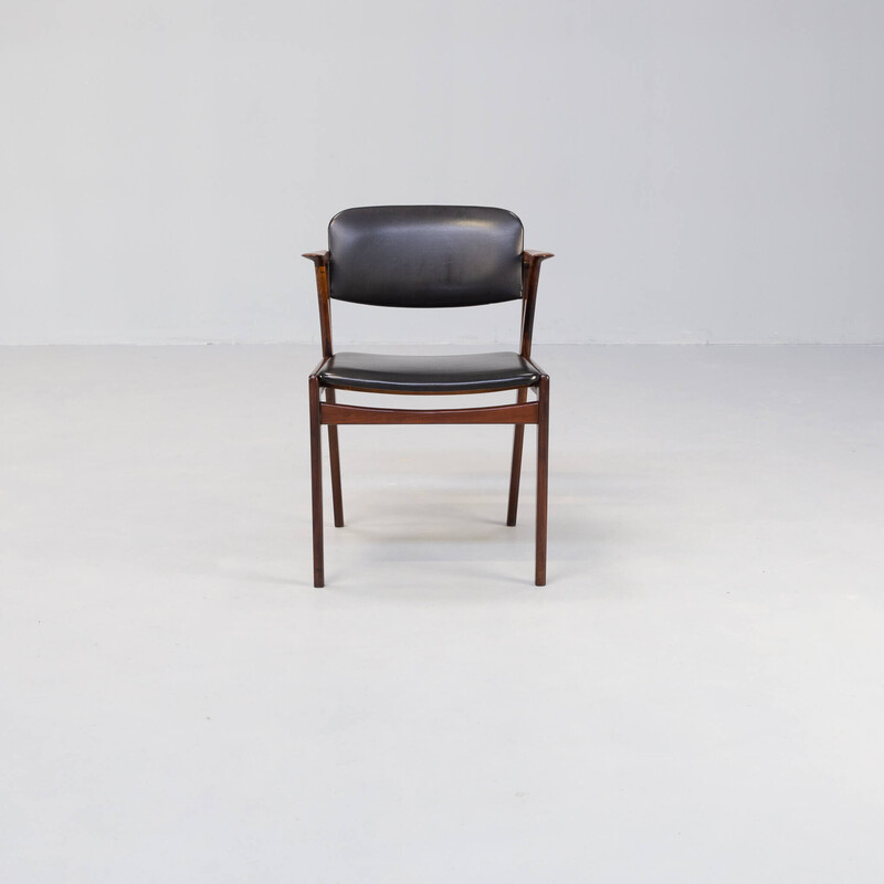Set of 4 vintage dining chairs by Kai Kristiansen for Bovenkamp