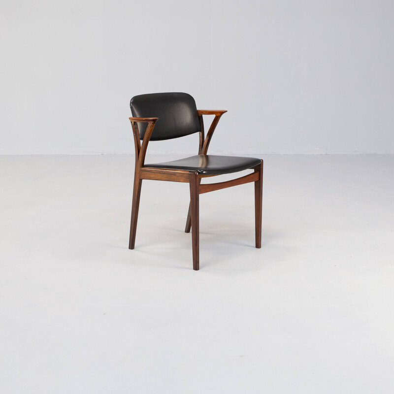 Set of 4 vintage dining chairs by Kai Kristiansen for Bovenkamp