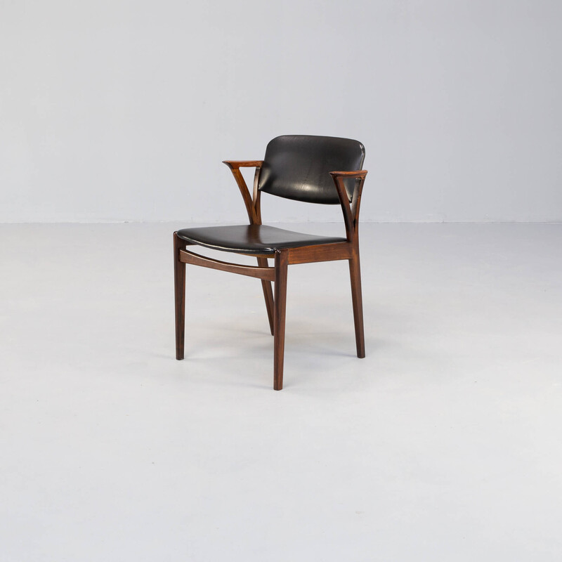 Ensemble de 4 chaises vintage par Kai Kristiansen pour Bovenkamp