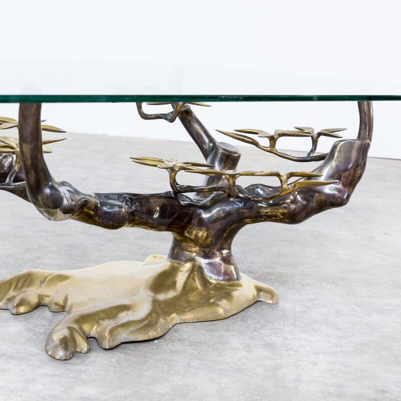 Table basse sculpturale modèle bonsaï de Willy Daro - 1970