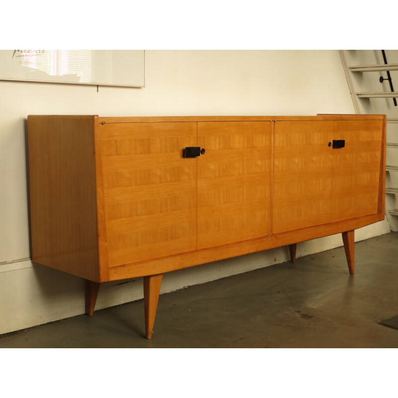 Sideboard in ashwood, Manufacturer Minvielle and Cabanne - 1950s