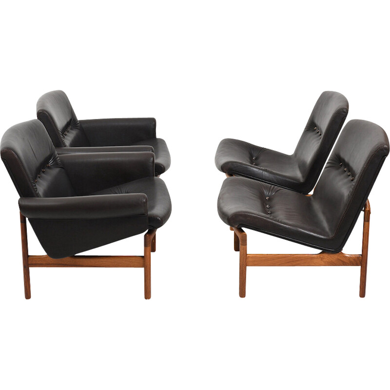 Group vintage living room set by Sven Ellekær for Søren Willadsen, Denmark 1960