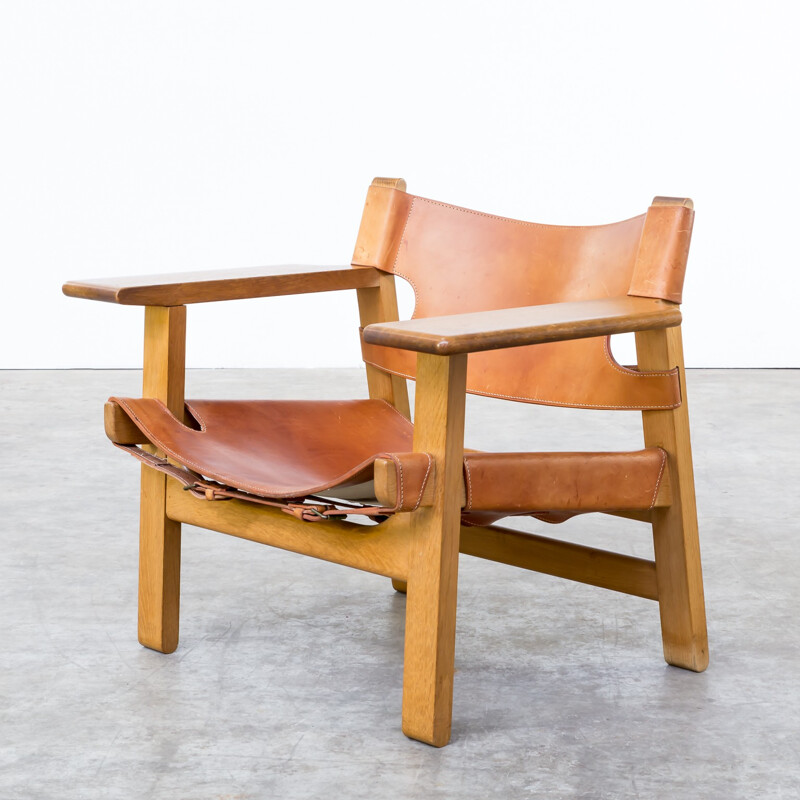 Spanish Chair armchair by Borge Mogensen for Fredericia - 1970s