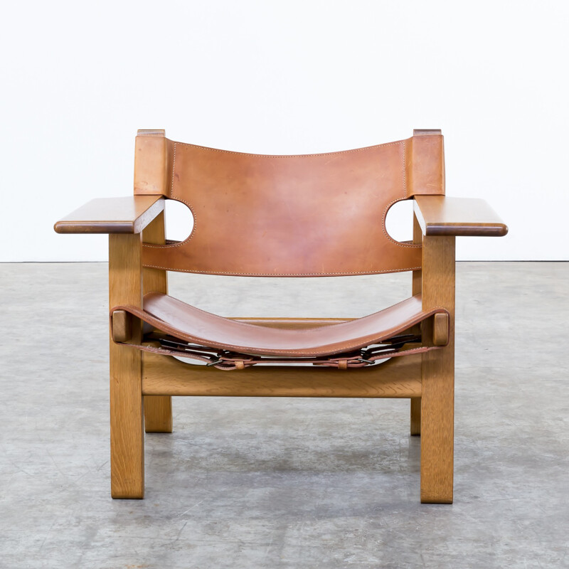 Spanish Chair armchair by Borge Mogensen for Fredericia - 1970s