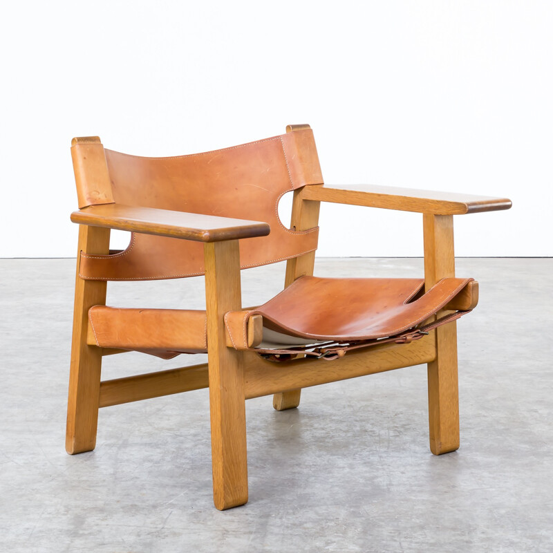 Spanish Chair armchair by Borge Mogensen for Fredericia - 1970s