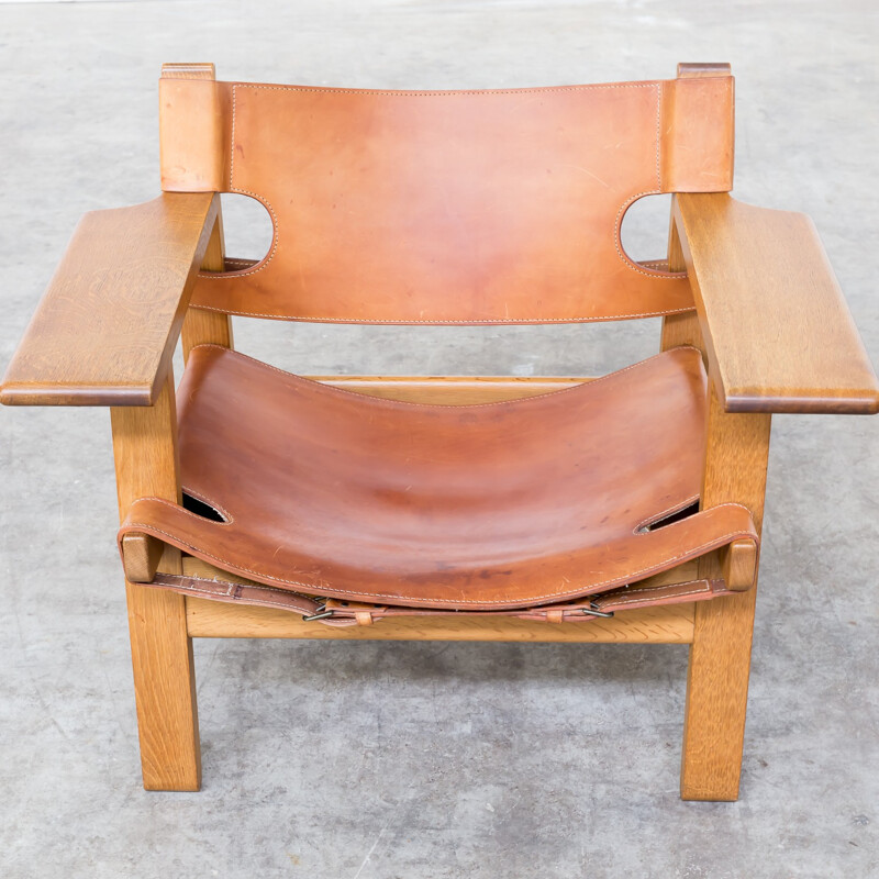 Spanish Chair armchair by Borge Mogensen for Fredericia - 1970s
