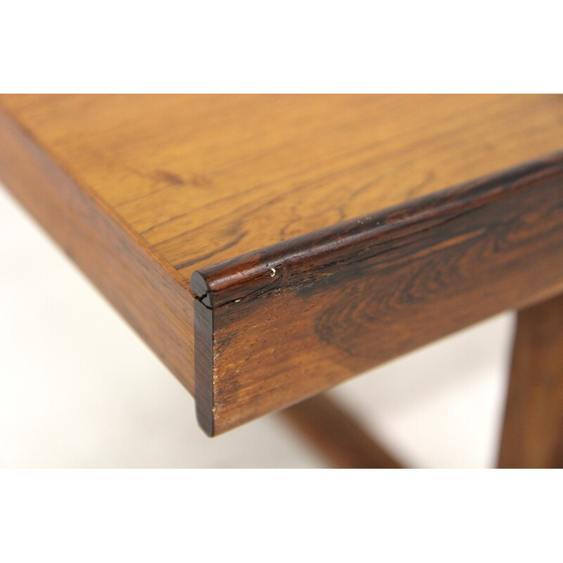 Vintage "Krobo" bench in rosewood by Torbjørn Afdal for Bruksbo, Norway 1960