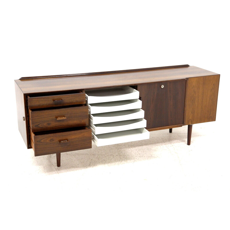 Vintage palissander bureau van Arne Vodder, Denemarken 1960