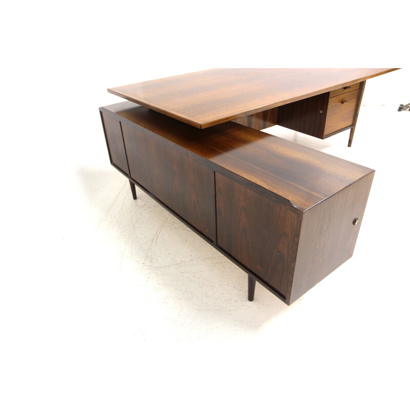 Vintage rosewood desk by Arne Vodder, Denmark 1960