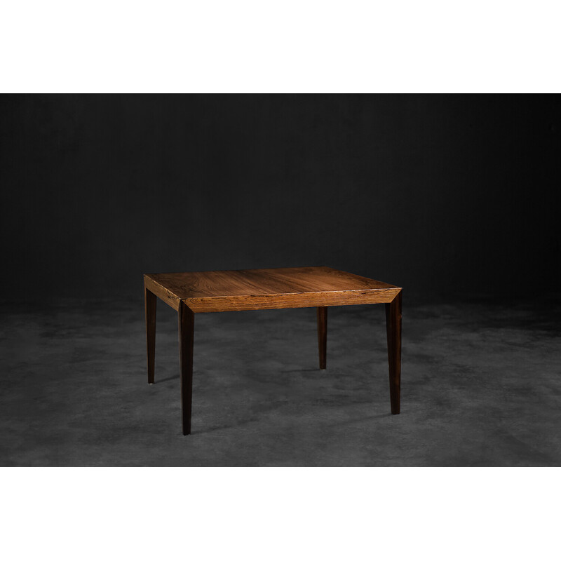 Vintage Scandinavian rosewood coffee table by Severin Hansen for Haslev Møbelfabrik, 1960s
