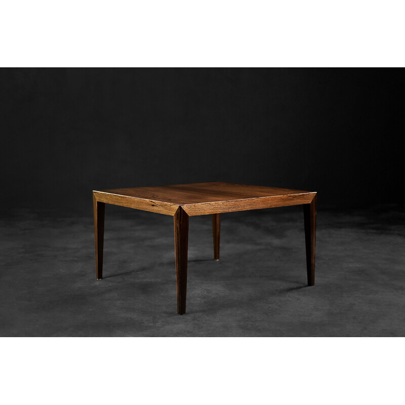 Vintage Scandinavian rosewood coffee table by Severin Hansen for Haslev Møbelfabrik, 1960s