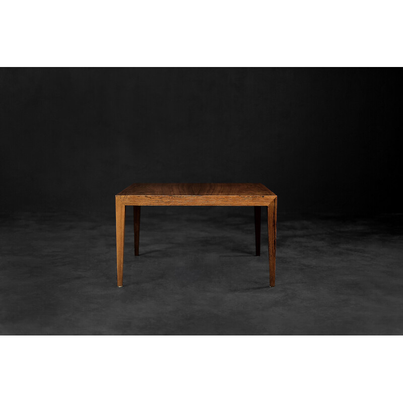 Vintage Scandinavian rosewood coffee table by Severin Hansen for Haslev Møbelfabrik, 1960s