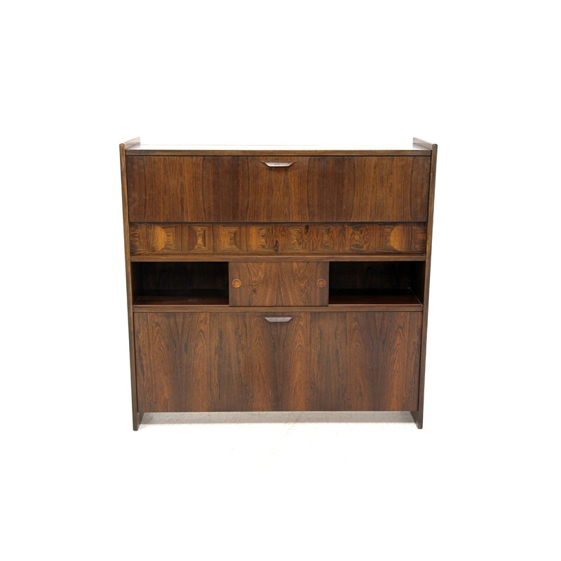 Vintage rosewood bar cabinet by Johannes Andersen, Denmark 1960