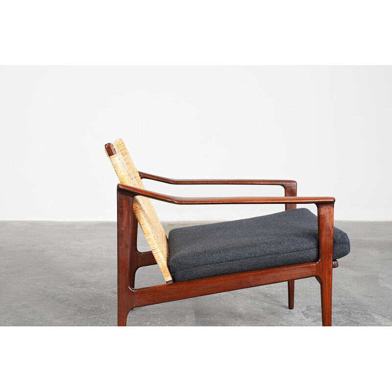 Pair of Danish vintage teak armchairs by Ib Kofod-Larsen, 1960s