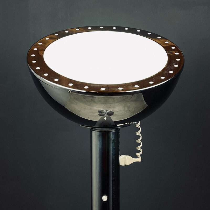 Vintage metalen vloerlamp met magneet van Goffredo Reggiani, Italië 1960