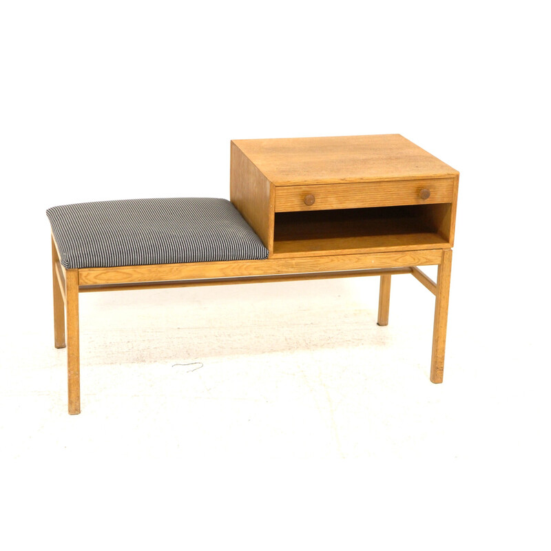 Vintage telephone bench "Casino" by Engström and Myrstrand for Tingströms, Sweden 1960