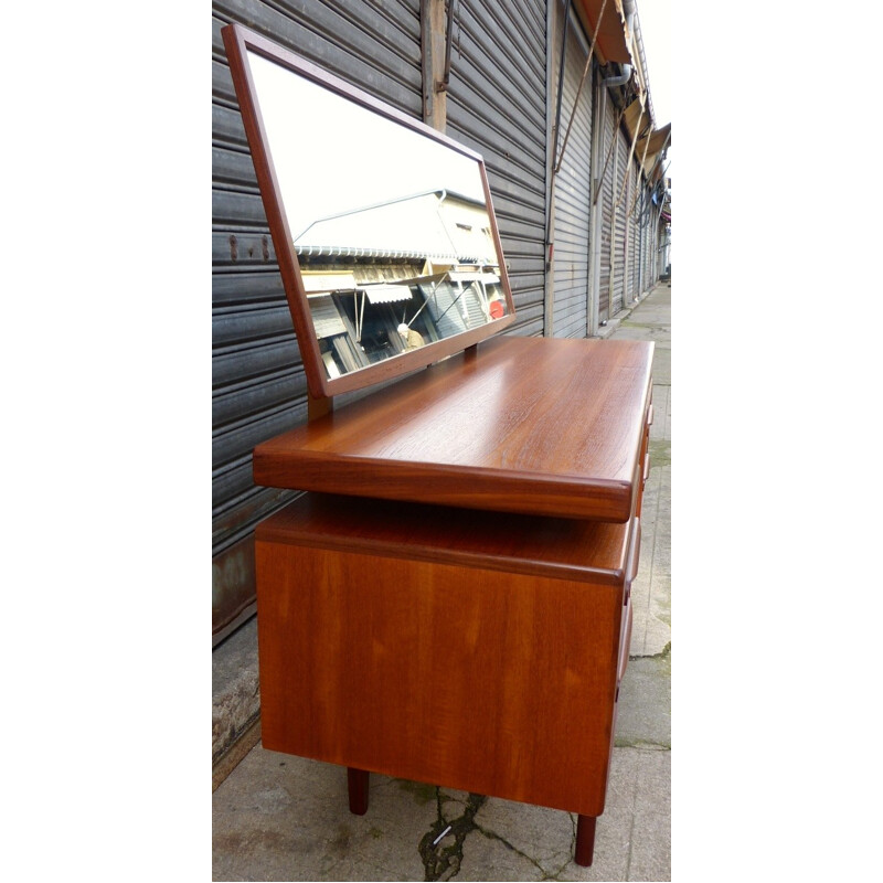 Teak and walnut dressing table, Ib KOFOD-LARSEN - 1962