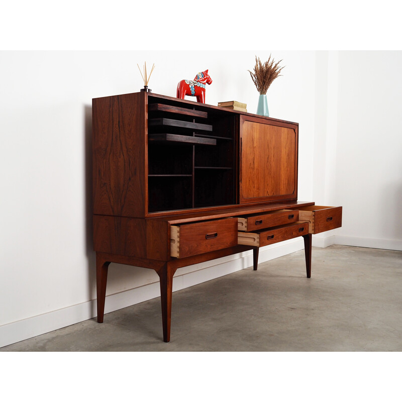 Vintage Danish rosewood highboard by Severin Hansen, 1960s