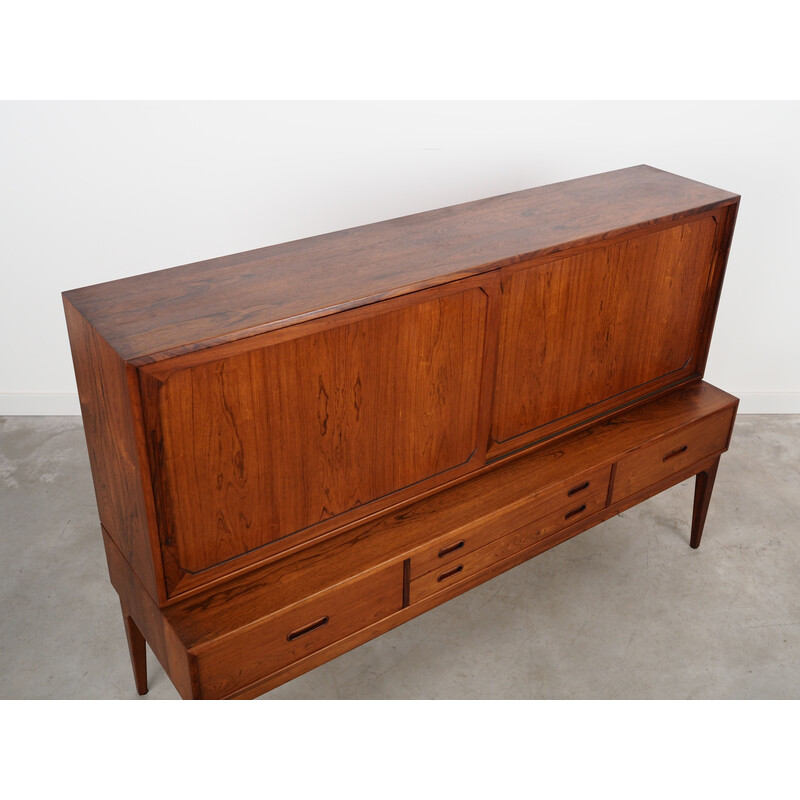 Vintage Danish rosewood highboard by Severin Hansen, 1960s