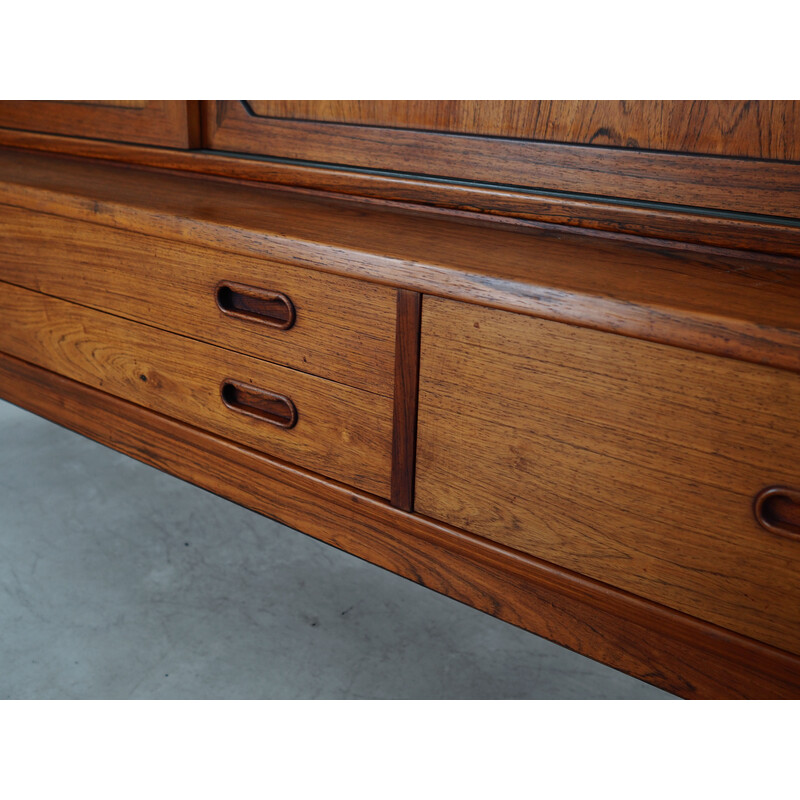 Vintage Danish rosewood highboard by Severin Hansen, 1960s