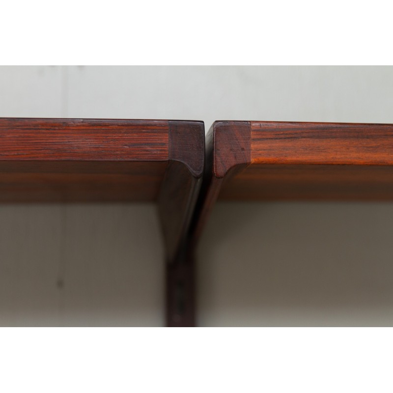 Vintage Danish rosewood wall unit by Kai Kristiansen for Fm, 1960s