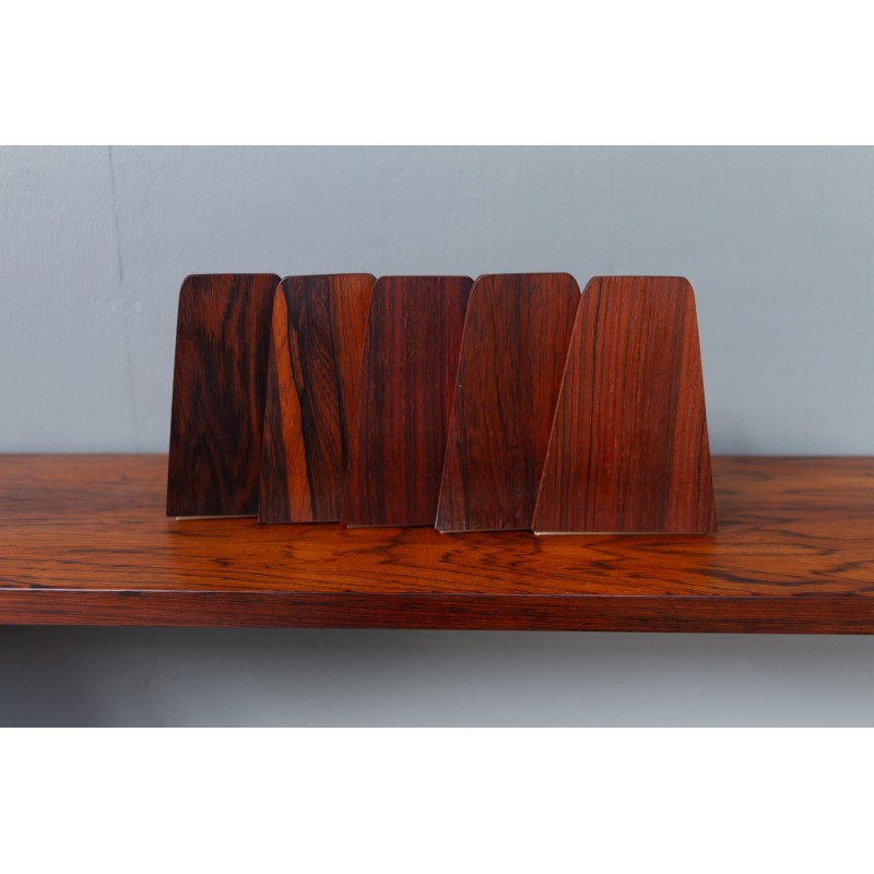 Vintage Danish rosewood wall unit by Kai Kristiansen for Fm, 1960s