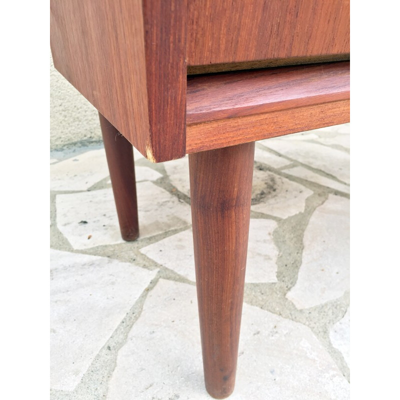 Danish teak plated desk - 1960s