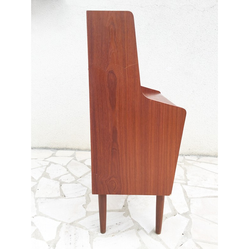 Danish teak plated desk - 1960s