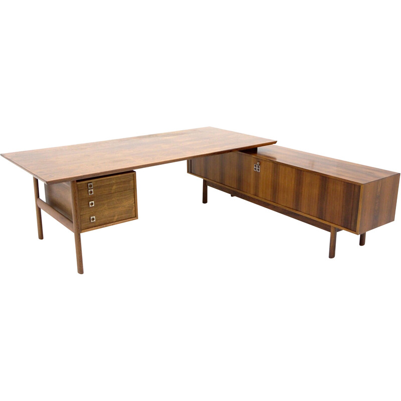 Vintage rosewood desk by Arne Vodder, Denmark 1960