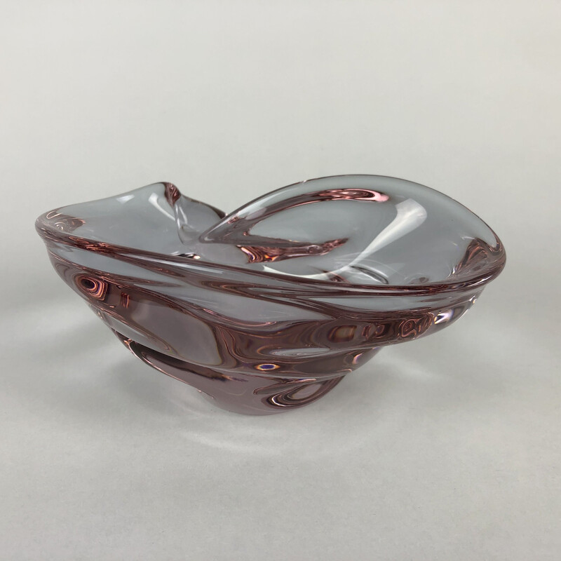 Vintage Art glass bowl, Czechoslovakia 1960s