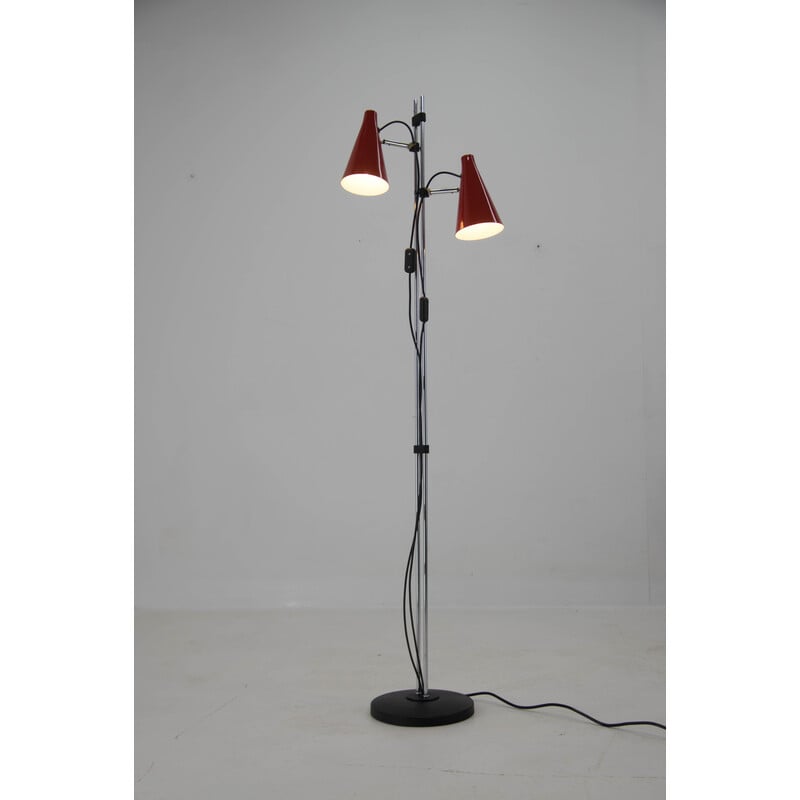 Vintage floor lamp by Hurka for Lidokov, 1960s