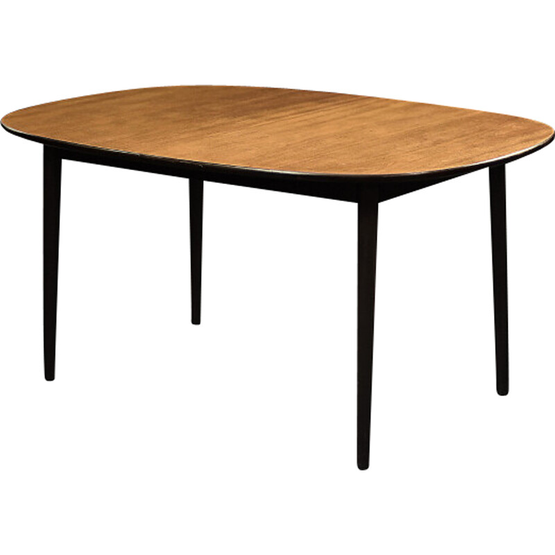 Vintage mahogany folding table by Ole Wanscher for Poul Jeppesens Møbelfabrik, Denmark 1960