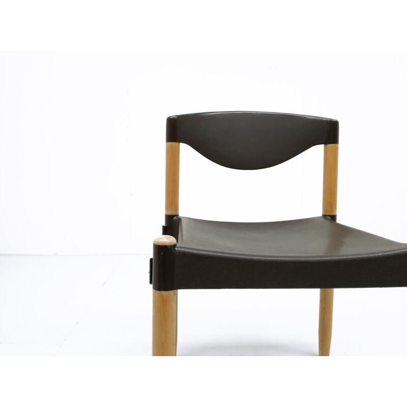 Set of 6 "Strax" chairs by Hartmut Lohmeyer for Casala - 1970s
