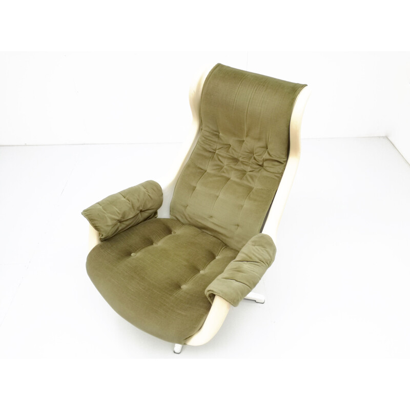 Fauteuil et ottoman "Galaxy" de A.Svensson et Y.Sandström pour Dux - 1960