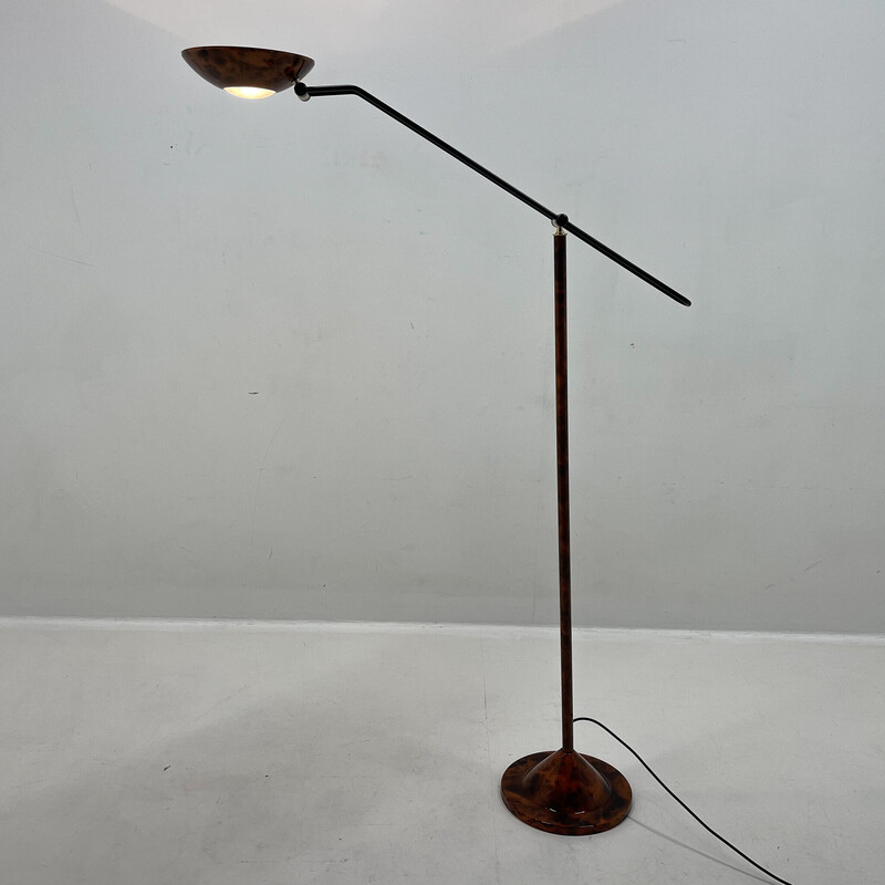 Lampadaire italien réglable vintage, 1980