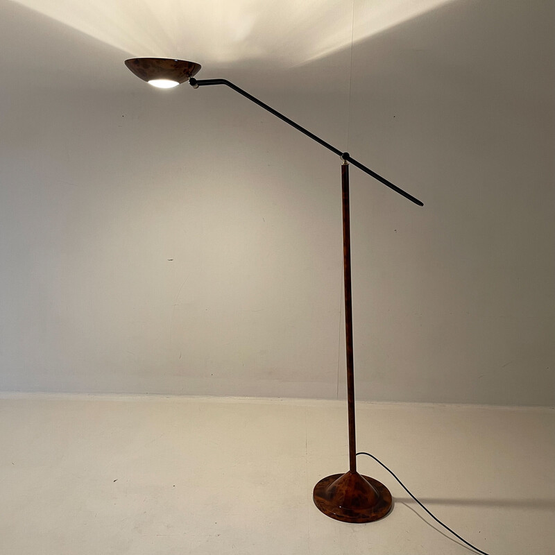 Vintage verstelbare Italiaanse vloerlamp, 1980