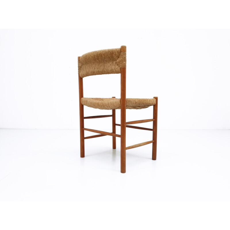 Set of 4 "Dordogne" chairs by Charlotte Perriand for Sentou - 1950s