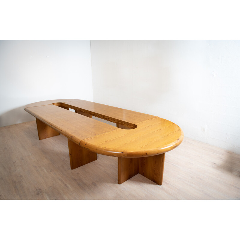 Vintage conference table by Rainer Daumiller for Hirtshals Savværk Møbler, 1980