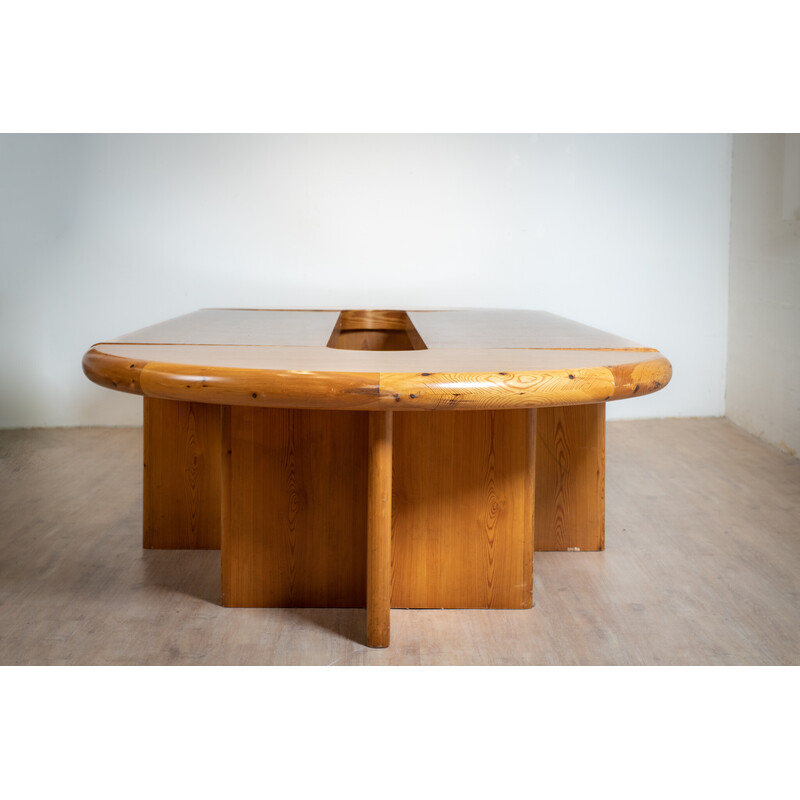 Vintage conference table by Rainer Daumiller for Hirtshals Savværk Møbler, 1980