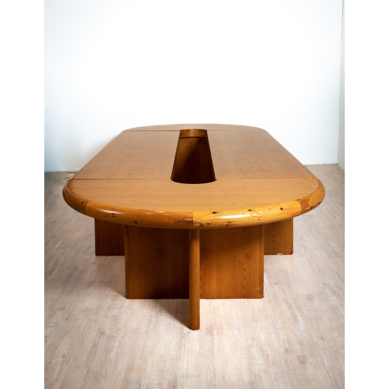 Vintage conference table by Rainer Daumiller for Hirtshals Savværk Møbler, 1980