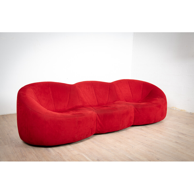 Canapé vintage 3 places "pumpkin" de Pierre Paulin pour Ligne Roset